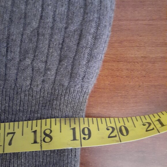 Tasso Elba Cashmere Cable Knit Sweater - Picture 10 of 11